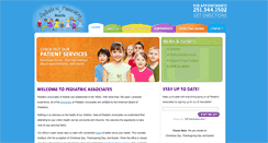 Desktop Screenshot of pediatricassociatesofmobile.com